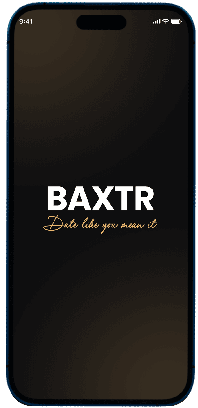 BAXTR app splash screen